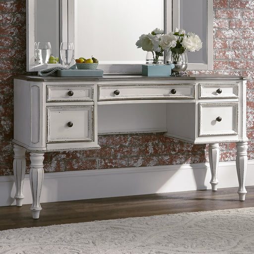 Magnolia Manor - Vanity Desk - White Capital Discount Furniture Home Furniture, Furniture Store