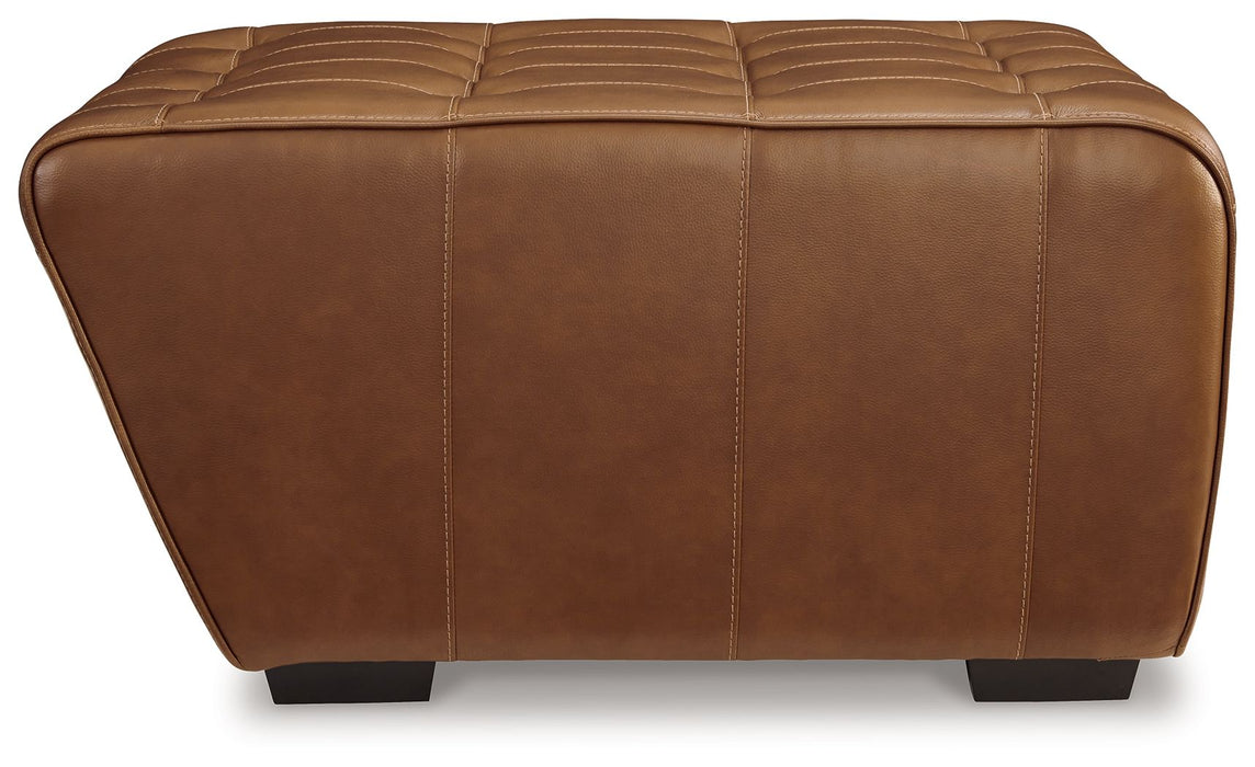 Temmpton - Chocolate - Oversized Accent Ottoman Capital Discount Furniture Home Furniture, Furniture Store