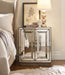 Sanctuary - 2-Door Mirrored Nightstand - Visage Capital Discount Furniture Home Furniture, Furniture Store