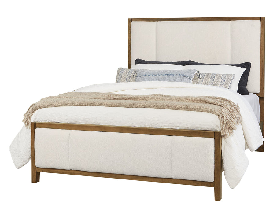 Crafted Cherry - Erin's Upholstered Bed Capital Discount Furniture Home Furniture, Furniture Store