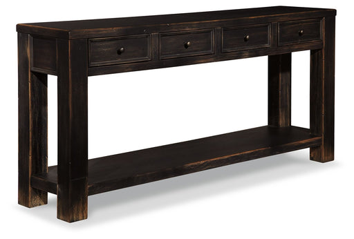 Gavelston - Black - Sofa Table Capital Discount Furniture Home Furniture, Furniture Store