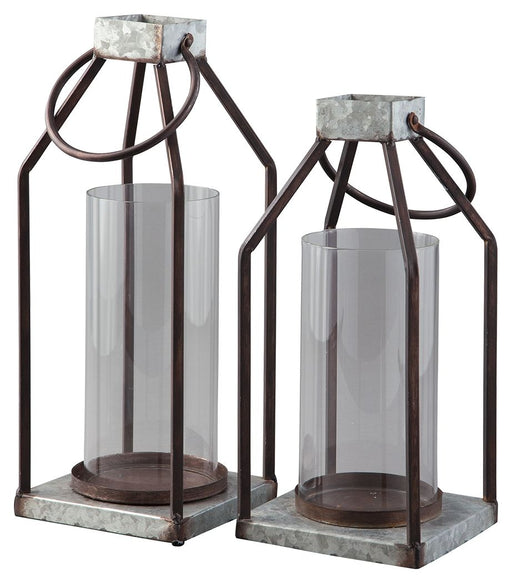 Diedrick - Gray / Black - Lantern Set (Set of 2) Capital Discount Furniture Home Furniture, Furniture Store