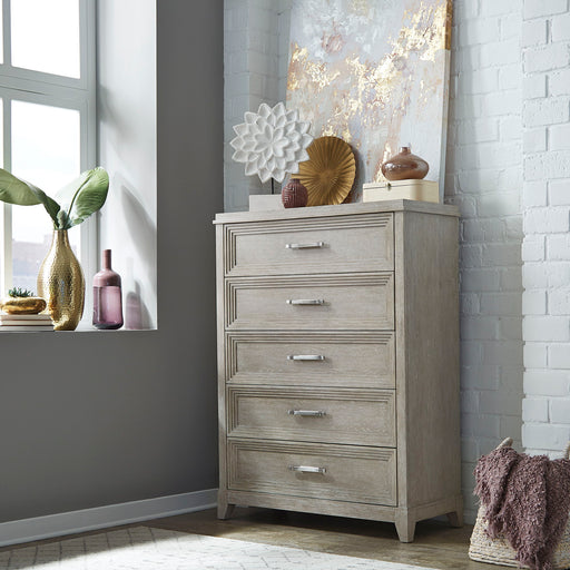 Belmar - 5 Drawer Chest - Washed Taupe Capital Discount Furniture Home Furniture, Furniture Store