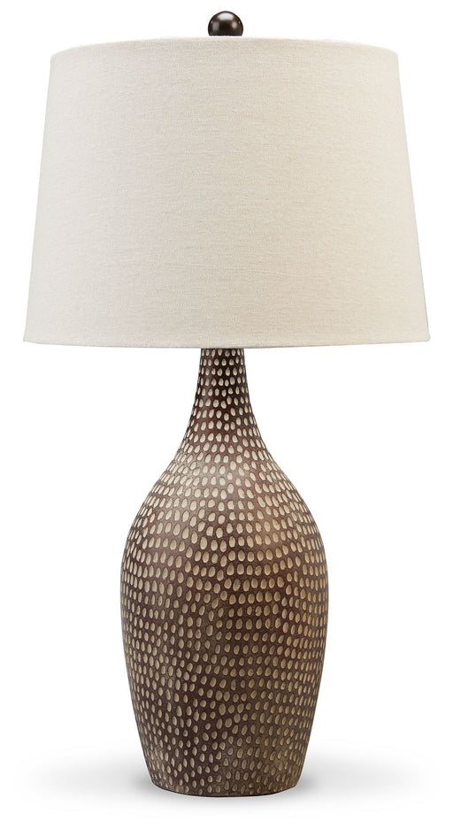 Laelman - Brown / Gray - Poly Table Lamp (Set of 2) Capital Discount Furniture Home Furniture, Furniture Store