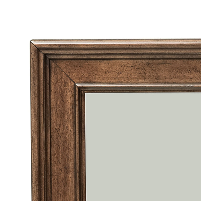 Rustic Traditions - Dresser & Mirror - Dark Brown Capital Discount Furniture Home Furniture, Home Decor, Furniture
