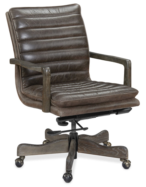 Langston - Executive Swivel Tilt Chair With Metal Base Capital Discount Furniture Home Furniture, Home Decor, Furniture