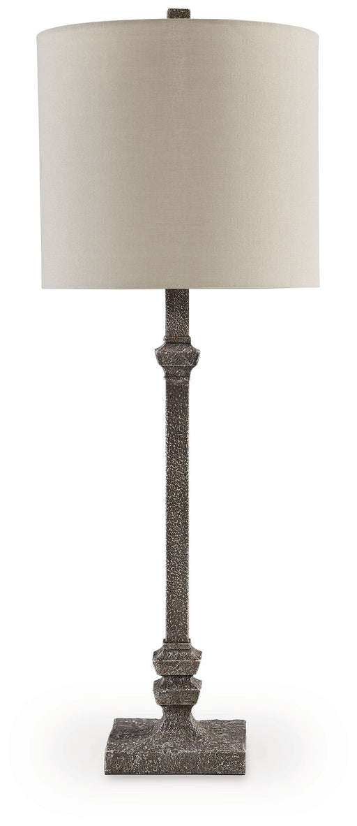 Oralieville - Distressed Gray - Poly Accent Lamp Capital Discount Furniture Home Furniture, Furniture Store