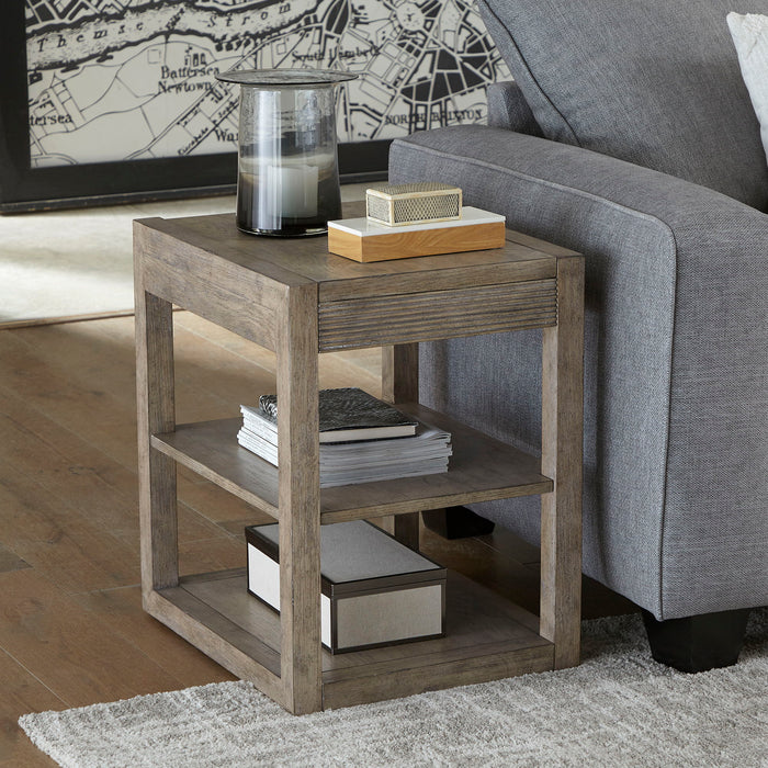 Bartlett Field - Chair Side Table - Gray Capital Discount Furniture Home Furniture, Furniture Store