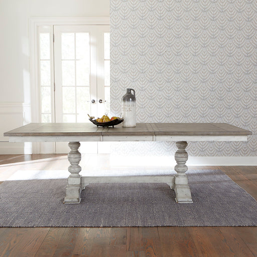 Whitney - Trestle Table Set - White Capital Discount Furniture Home Furniture, Furniture Store