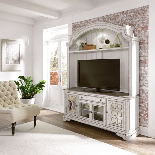Magnolia Manor - Entertainment Center - White Capital Discount Furniture Home Furniture, Furniture Store