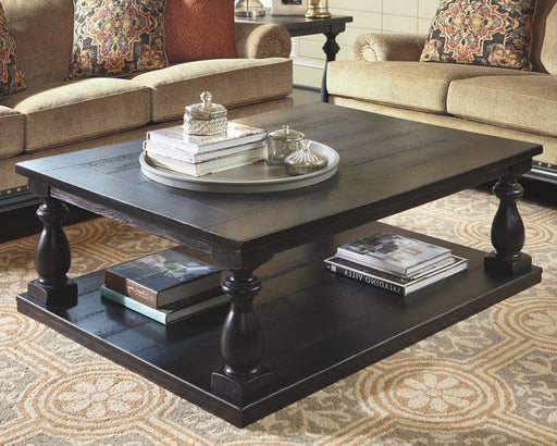 Mallacar - Black - Rectangular Cocktail Table Capital Discount Furniture Home Furniture, Furniture Store