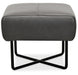 Efron - Ottoman With Black Metal Base Capital Discount Furniture Home Furniture, Furniture Store