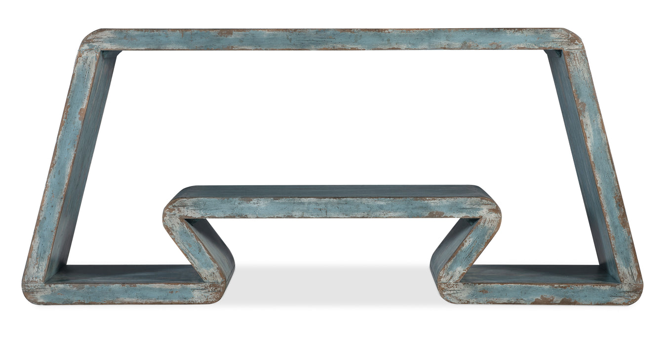 Commerce and Market - Inside Track Console Table - Blue Capital Discount Furniture Home Furniture, Furniture Store