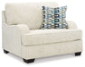 Valerano - Parchment - Chair And A Half Capital Discount Furniture Home Furniture, Furniture Store