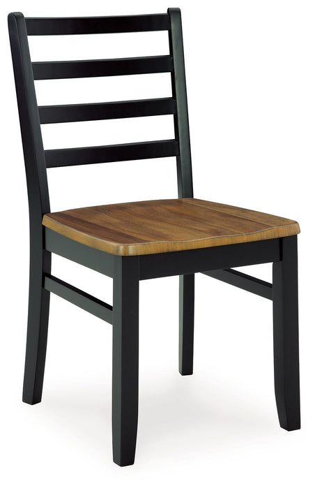 Blondon - Brown / Black - Dining Table And 4 Chairs (Set of 5) Capital Discount Furniture Home Furniture, Furniture Store