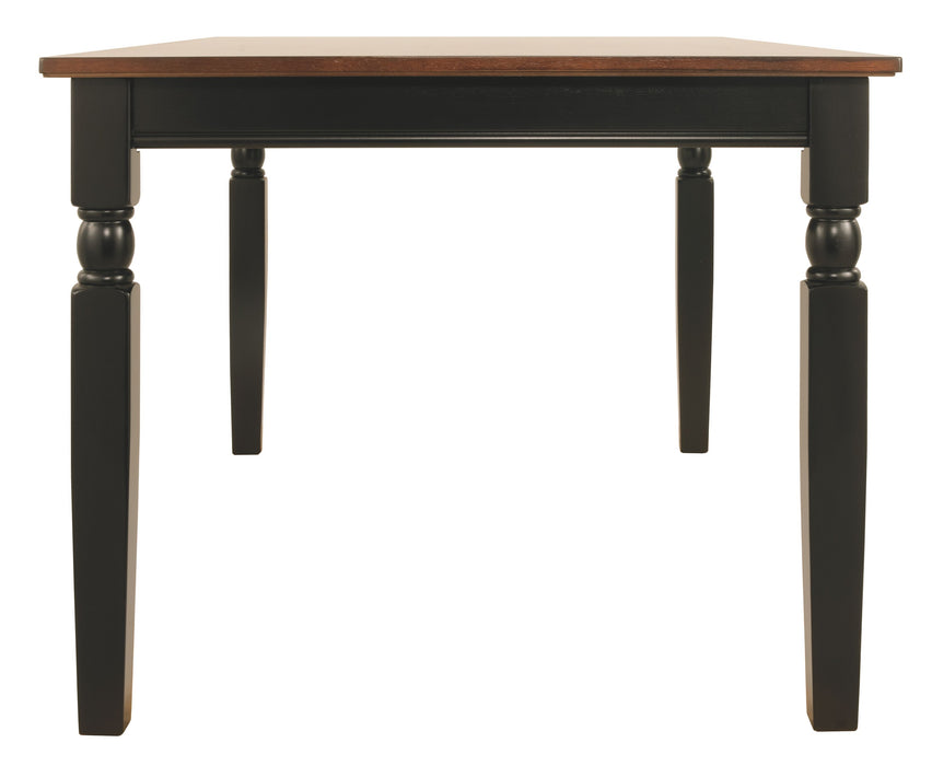Owingsville - Black / Brown - Rectangular Dining Room Table Capital Discount Furniture Home Furniture, Furniture Store