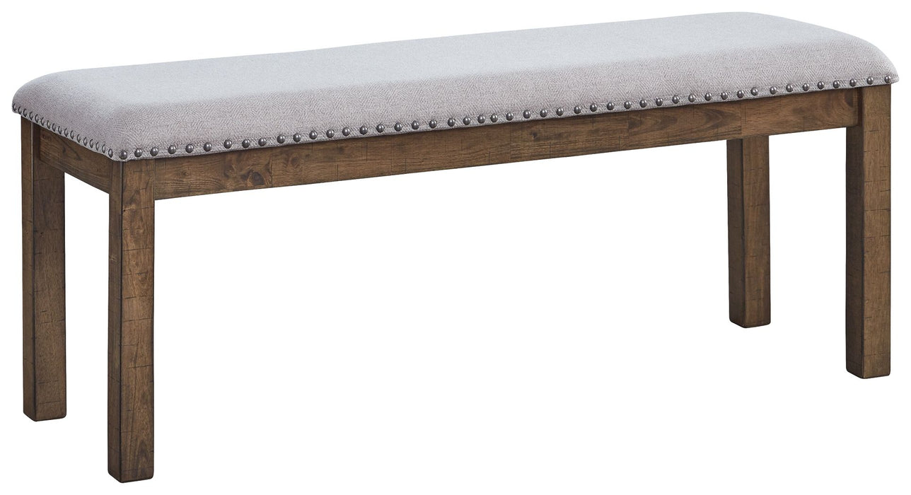 Moriville - Beige - Upholstered Bench Capital Discount Furniture Home Furniture, Furniture Store