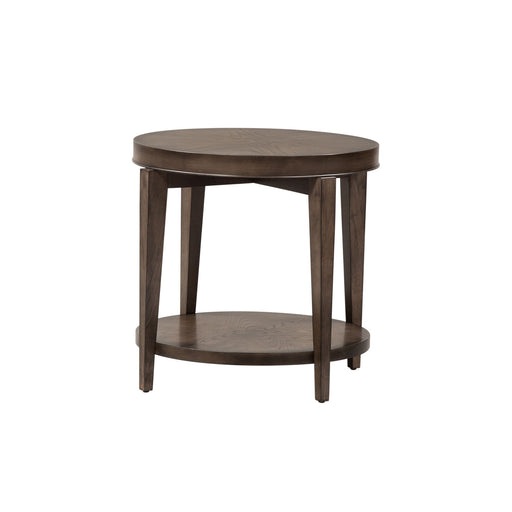Penton - Round End Table - Dark Brown Capital Discount Furniture Home Furniture, Furniture Store