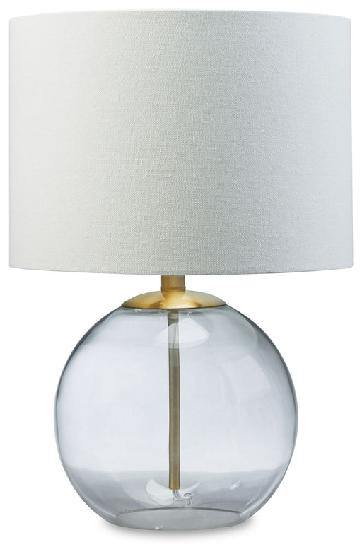 Samder - White - Glass Table Lamp Capital Discount Furniture Home Furniture, Furniture Store