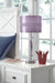 Nyssa - Purple - Metal Table Lamp Capital Discount Furniture Home Furniture, Furniture Store