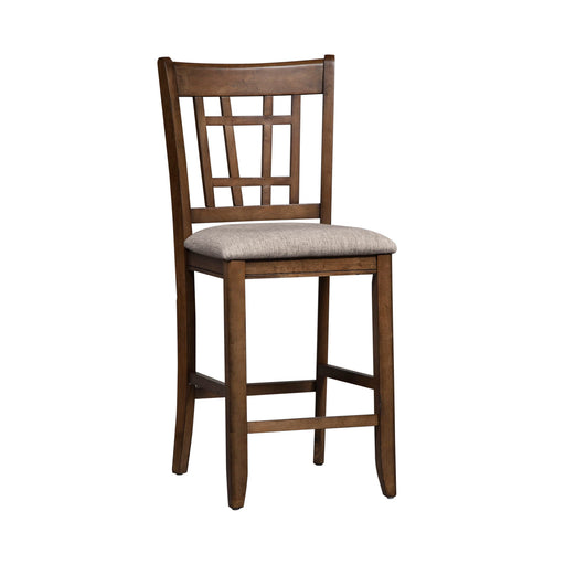Santa Rosa - Lattice Back Counter Chair - Light Brown Capital Discount Furniture Home Furniture, Furniture Store