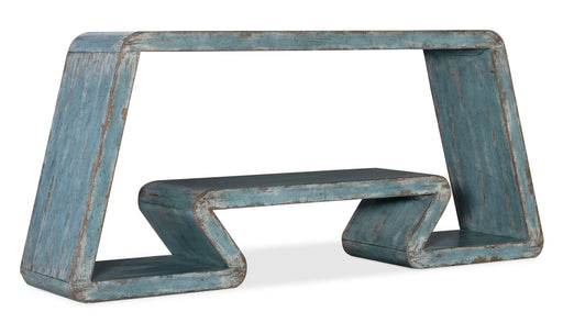 Commerce and Market - Inside Track Console Table - Blue Capital Discount Furniture Home Furniture, Furniture Store