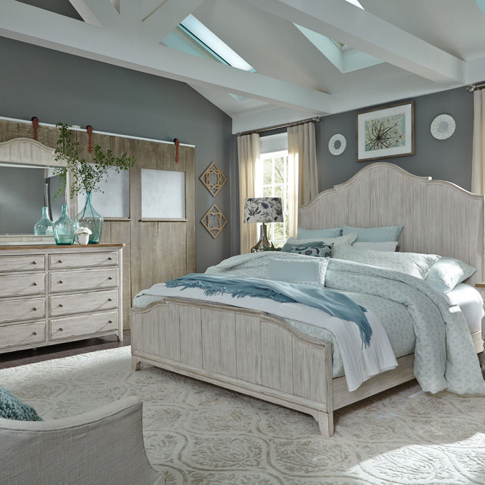 Farmhouse Reimagined - Panel Bed, Dresser & Mirror Capital Discount Furniture Home Furniture, Furniture Store