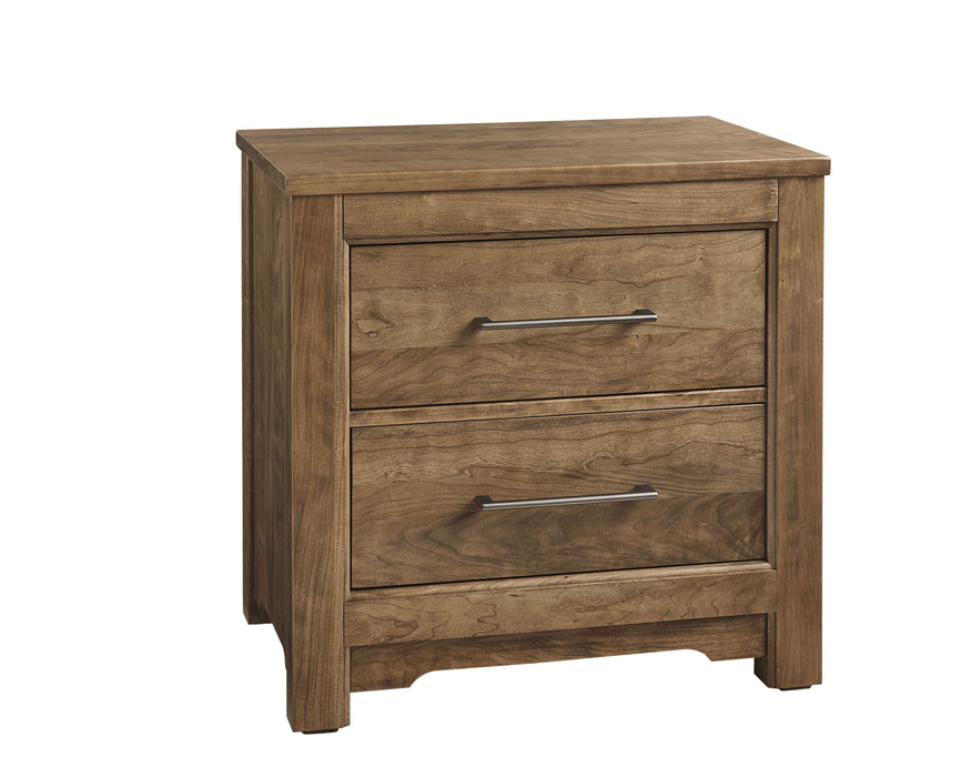 Crafted Cherry - Nightstand - 2 Drawers Capital Discount Furniture Home Furniture, Furniture Store