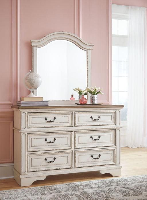 Realyn - Two-tone - Dresser, Mirror - 6-drawer Capital Discount Furniture Home Furniture, Home Decor, Furniture