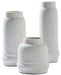 Jayden - White - Vase Set (Set of 3) Capital Discount Furniture Home Furniture, Furniture Store