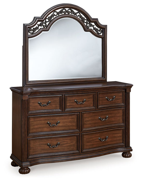 Lavinton - Brown - Dresser And Mirror Capital Discount Furniture Home Furniture, Furniture Store