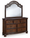 Lavinton - Brown - Dresser And Mirror Capital Discount Furniture Home Furniture, Furniture Store
