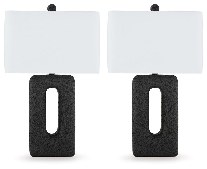 Wimmings - Black - Poly Table Lamp (Set of 2) Capital Discount Furniture Home Furniture, Furniture Store