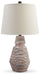 Jairburns - Brick Red / White - Poly Table Lamp (Set of 2) Capital Discount Furniture Home Furniture, Furniture Store