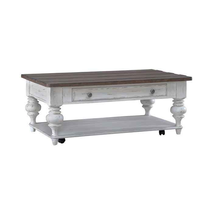 River Place - Cocktail Table - White Capital Discount Furniture Home Furniture, Furniture Store
