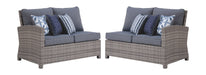 Salem Beach - Gray - 3 Pc. - Sectional Lounge Capital Discount Furniture Home Furniture, Furniture Store