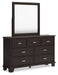 Covetown - Dark Brown - Dresser And Mirror Capital Discount Furniture Home Furniture, Furniture Store