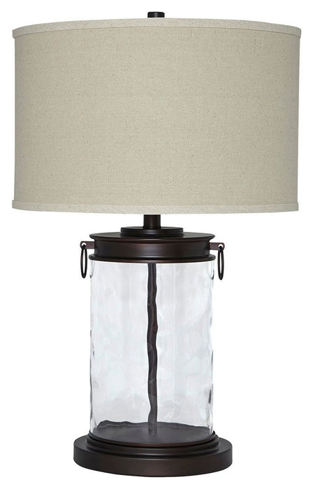 Tailynn - Clear / Bronze Finish - Glass Table Lamp Capital Discount Furniture Home Furniture, Home Decor, Furniture