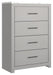 Cottonburg - Light Gray / White - Four Drawer Chest Capital Discount Furniture Home Furniture, Furniture Store