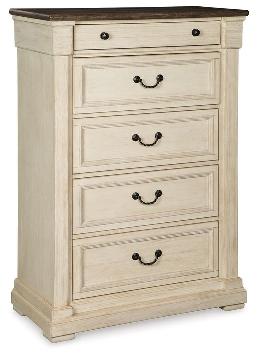 Bolanburg - Antique White / Brown - Five Drawer Chest Capital Discount Furniture Home Furniture, Furniture Store