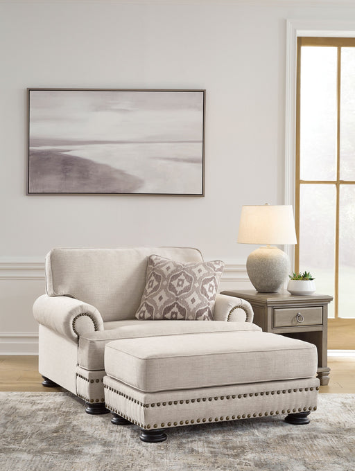Merrimore - Linen - 2 Pc. - Chair And A Half, Ottoman Capital Discount Furniture Home Furniture, Home Decor, Furniture