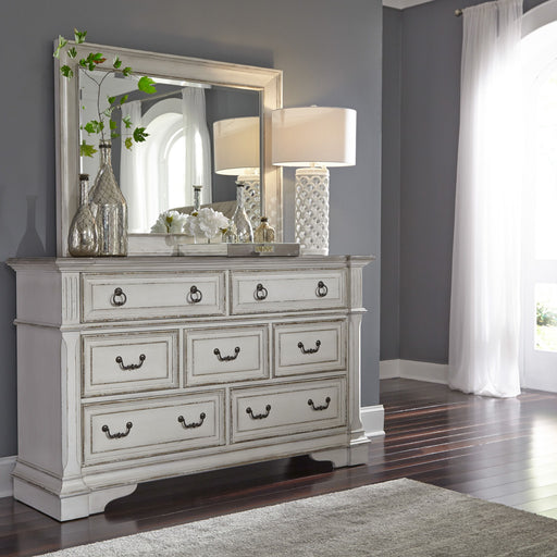 Abbey Park - Dresser & Mirror - White Capital Discount Furniture Home Furniture, Furniture Store