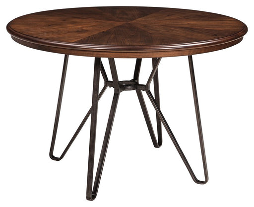 Centiar - Two-tone Brown - Round Dining Room Table Capital Discount Furniture Home Furniture, Furniture Store