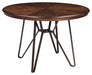 Centiar - Two-tone Brown - Round Dining Room Table Capital Discount Furniture Home Furniture, Furniture Store