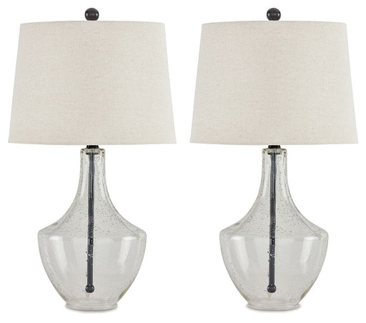 Gregsby - Clear / Black - Glass Table Lamp (Set of 2) Capital Discount Furniture Home Furniture, Furniture Store