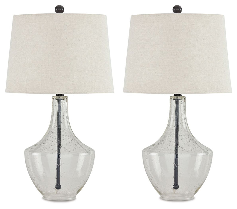 Gregsby - Clear / Black - Glass Table Lamp (Set of 2) Capital Discount Furniture Home Furniture, Furniture Store