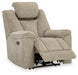 Hindmarsh - Stone - Power Recliner/ Adj Headrest Capital Discount Furniture Home Furniture, Furniture Store