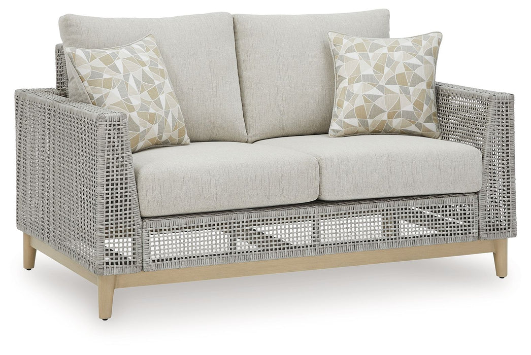 Seton Creek - Gray - Loveseat With Cushion Capital Discount Furniture Home Furniture, Furniture Store