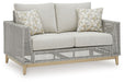 Seton Creek - Gray - Loveseat With Cushion Capital Discount Furniture Home Furniture, Furniture Store