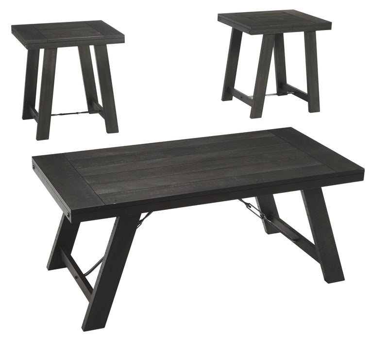 Noorbrook - Black / Pewter - Occasional Table Set (Set of 3) Capital Discount Furniture Home Furniture, Furniture Store